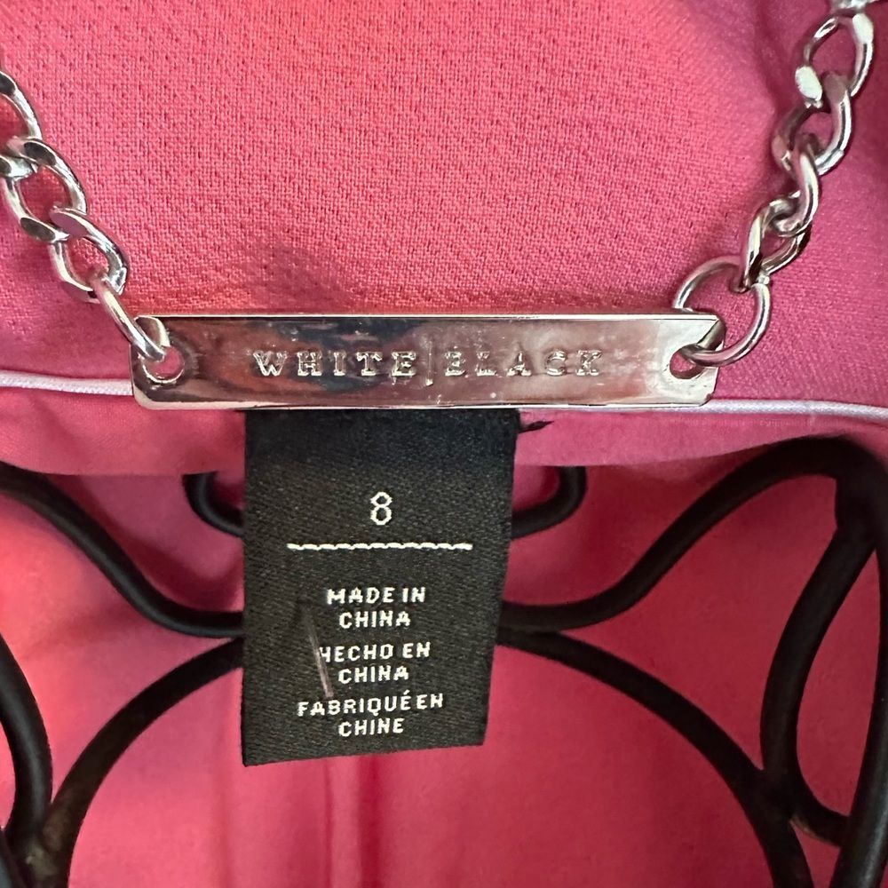 White House Black Market Pink Moto Utility Jacket - Picture 5 of 6